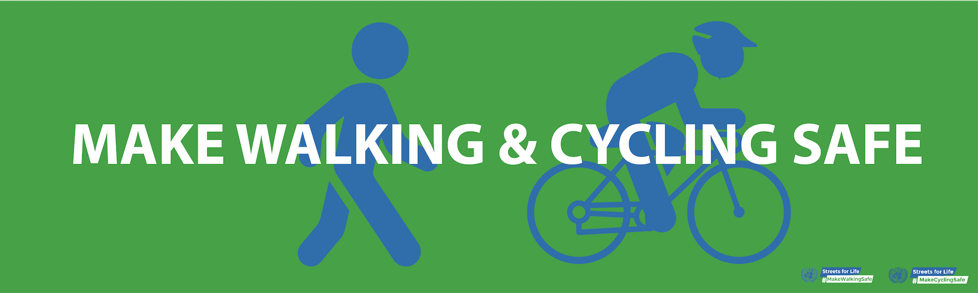 Make walking and cycling safe
