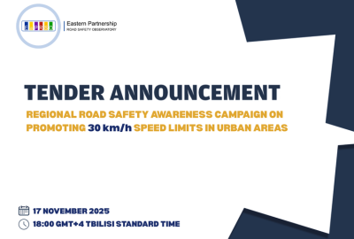 Tender | Regional road safety awareness campaign on promoting 30 km/h speed limits in urban areas