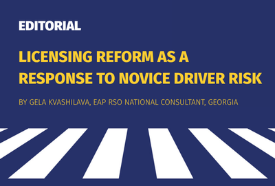 Editorial | Closing the Gap: Licensing reform as a Safe System response to novice driver risk