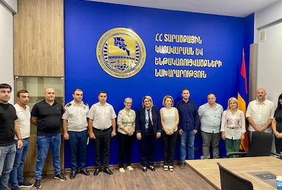 Technical Secretariat meets Armenian road safety focal points in Yerevan